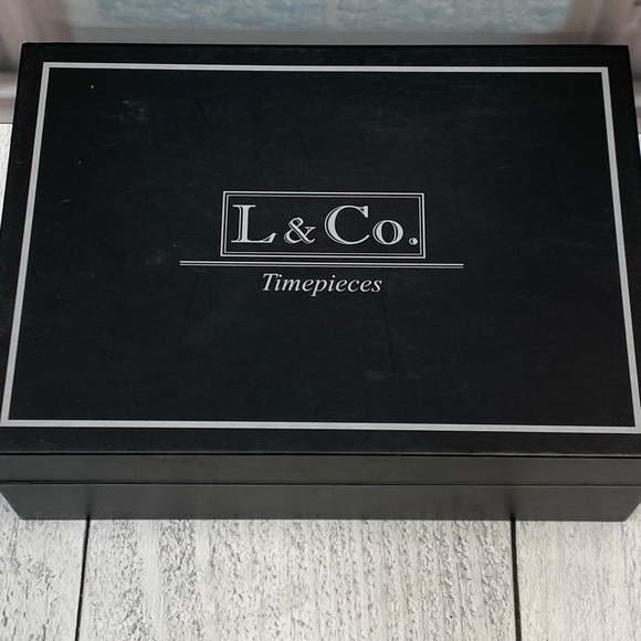 NIB L&Co. Men's Timepiece Gift Set Gold Tone Watch CD1034M - Picture 5 of 5